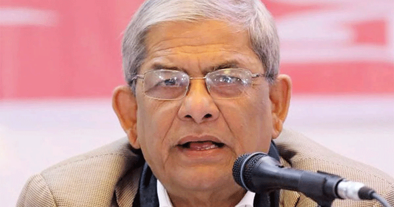 নির্বাচনের মাধ্যমে বিএনপি পরিবর্তন চায় : মির্জা ফখরুল