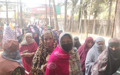 উৎসবমুখর পরিবেশে চট্টগ্রামে ভোটগ্রহণ চলছে