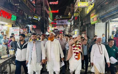 বিএনপি চট্টগ্রাম-১৫ (সাতকানিয়া-লোহাগাড়া) আসনের ধানের শীষ প্রতীকের প্রার্থী নাজমুল মোস্তফা আমিন টেরীবাজার এলাকায় গণসংযোগ