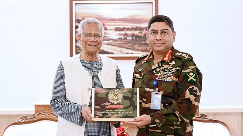 প্রধান উপদেষ্টার সঙ্গে সেনাপ্রধানের বিদায়ী সাক্ষাৎ