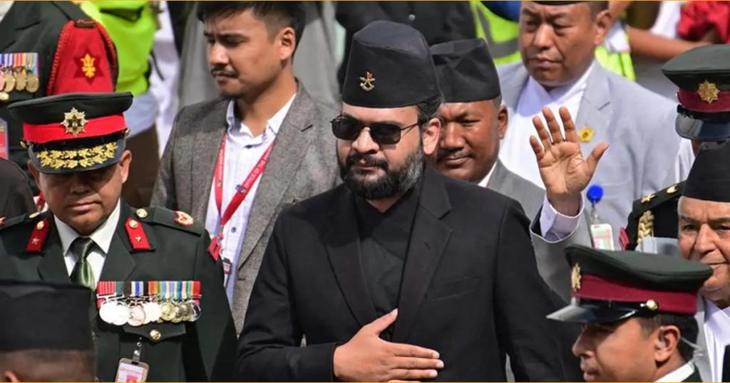 নেপালের সর্বকনিষ্ঠ প্রধানমন্ত্রী বালেন্দ্র শাহের শপথ