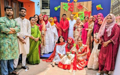 রিডার্স ইংলিশ স্কুলে বাংলা নববর্ষ বরণ ও পিঠা উৎসব