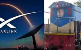 দেশে চলন্ত ট্রেনে পরীক্ষামূলকভাবে স্টারলিংকের ইন্টারনেট সেবা চালু